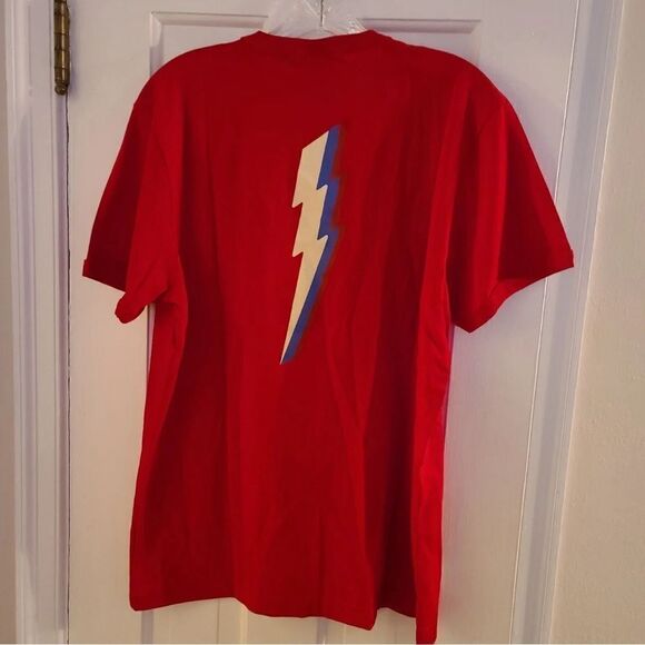 NWT RTGB Unisex Red Short Sleeve Ambitious Behavior Breast Pocket - Size Medium - Picture 4 of 8